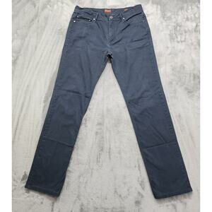 Red Ale By Alesbury Pants Mens 32/34 Navy Blue Slim Straight Bedford Corduroy